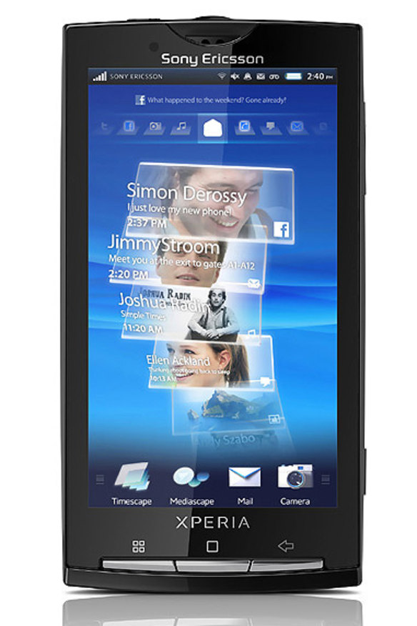Sony Ericsson unveils first Android phone