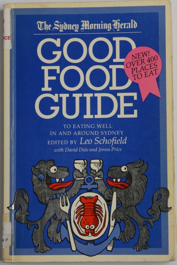 The first edition of <i>The Sydney Morning Herald Good Food Guide</i>, launched in 1984.