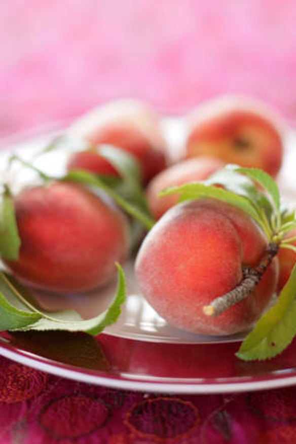 Sweet delight: Peaches are in top form.