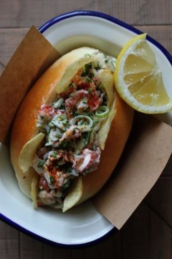 A lobster roll at Coogee Pavilion.