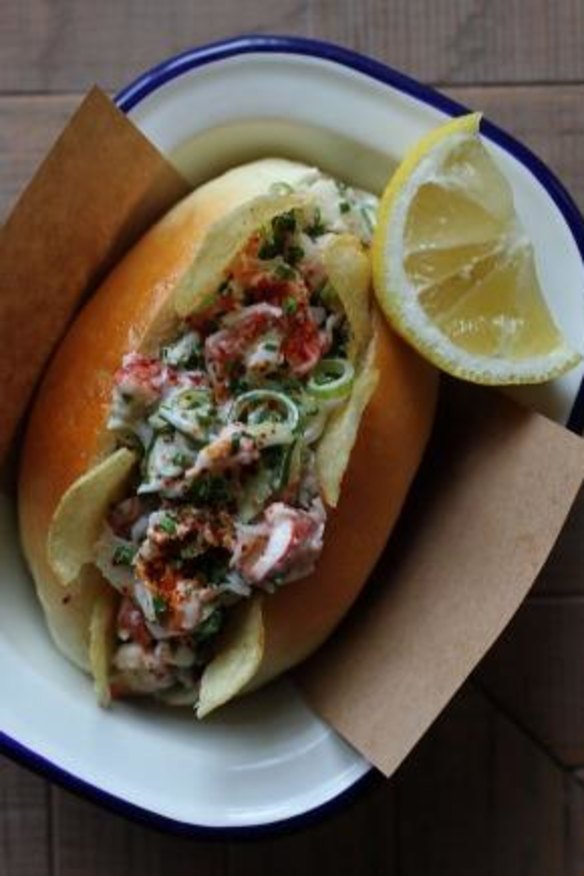 A lobster roll at Coogee Pavilion.