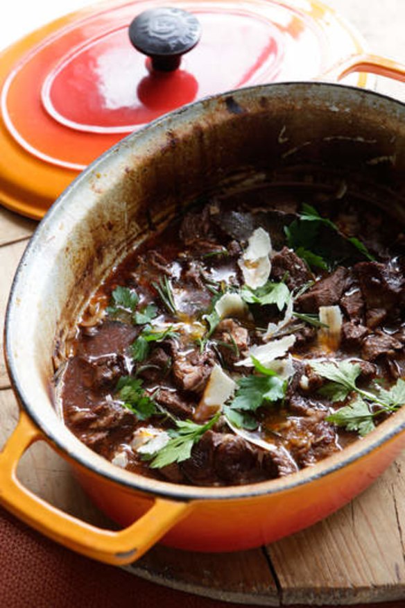 Jill Dupleix's lamb stew with red wine, anchovies and parmesan