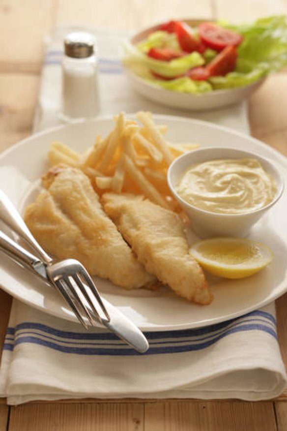 Homemade tempura batter fish and chips recipe