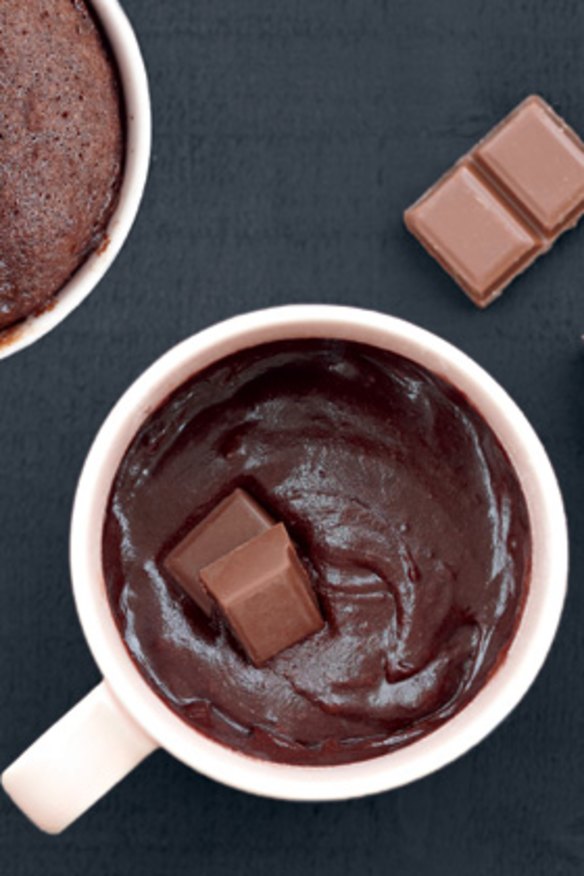 Melt-in-the-middle mug cake.