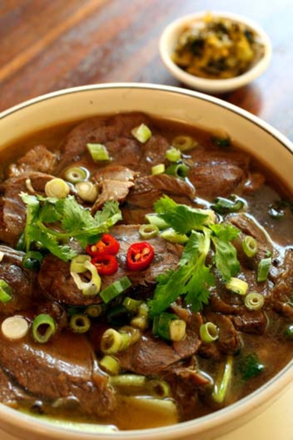 Taiwanese beef soup from Taipei Chef, Artamon.