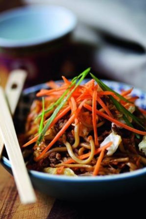 Mee goreng: All the family loves oodles of noodles. 
