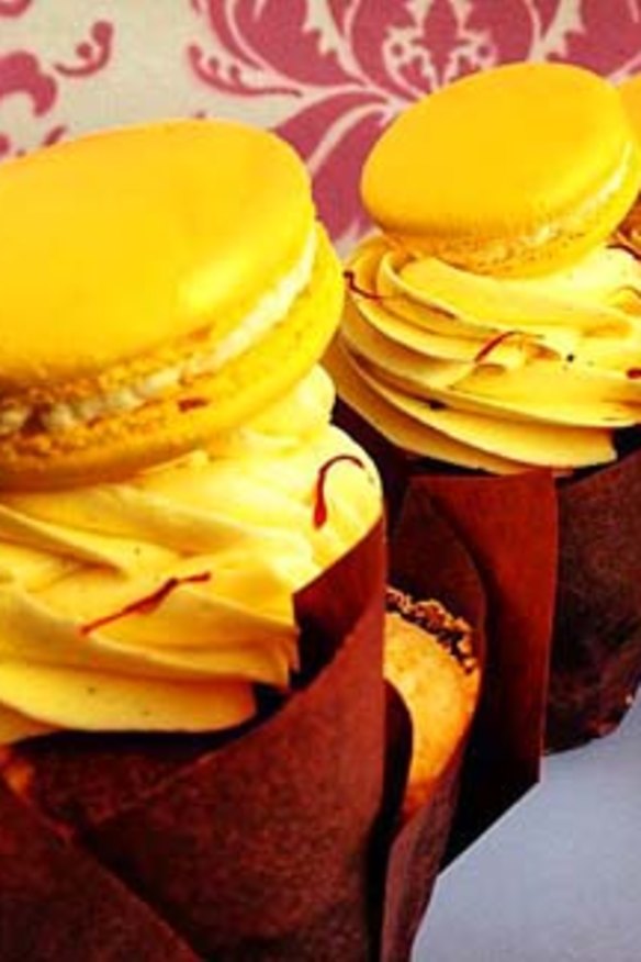 Indulgence ... The 'golden cupcake'.