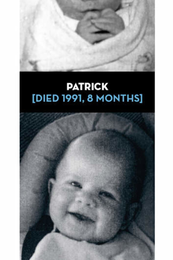 Innocents lost … two of Kathleen Folbigg’s four dead children, Caleb and Patrick.