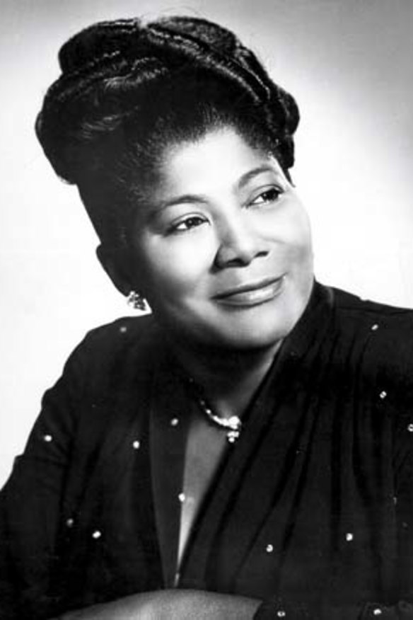 Activist: Mahalia Jackson.