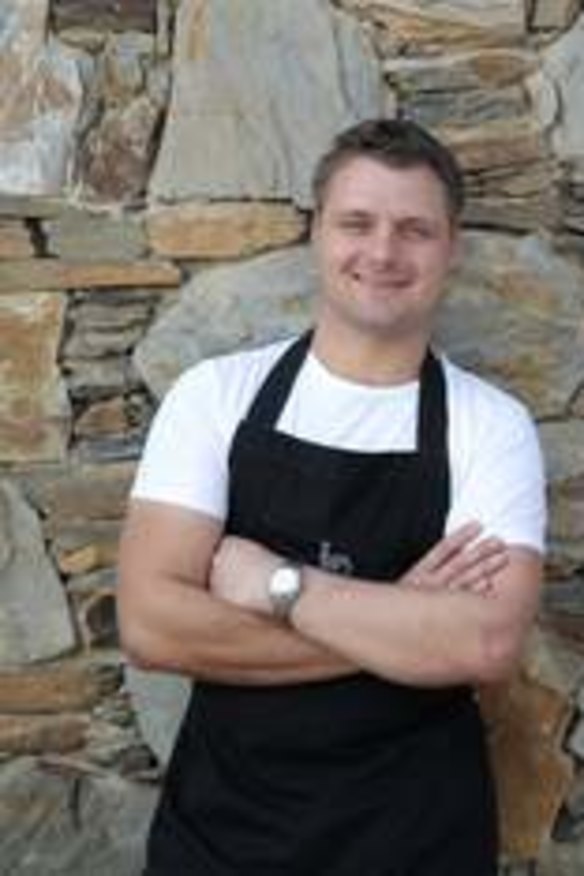Keeping a cool head: Grazing's chef Kurt Neumann.