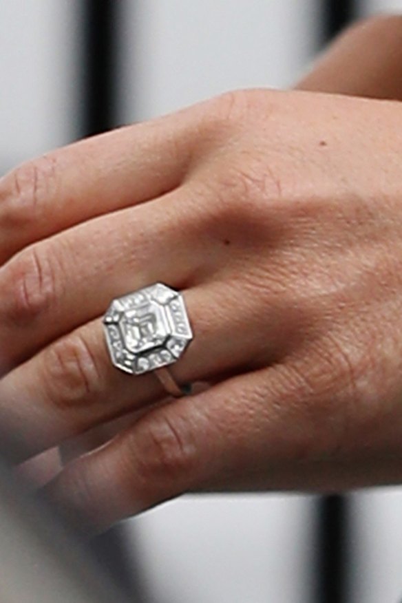 Pippa Middleton's engagement ring.