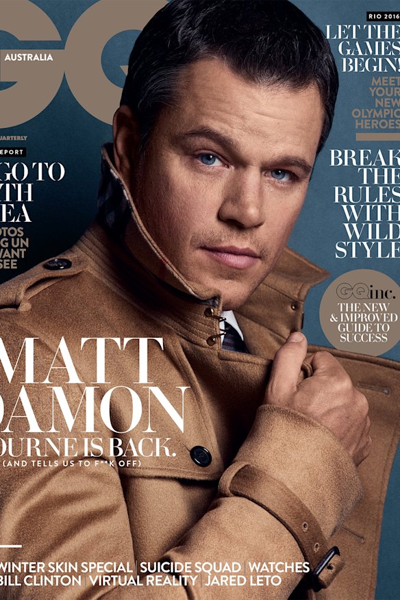 This month's edition of GQ magazine.