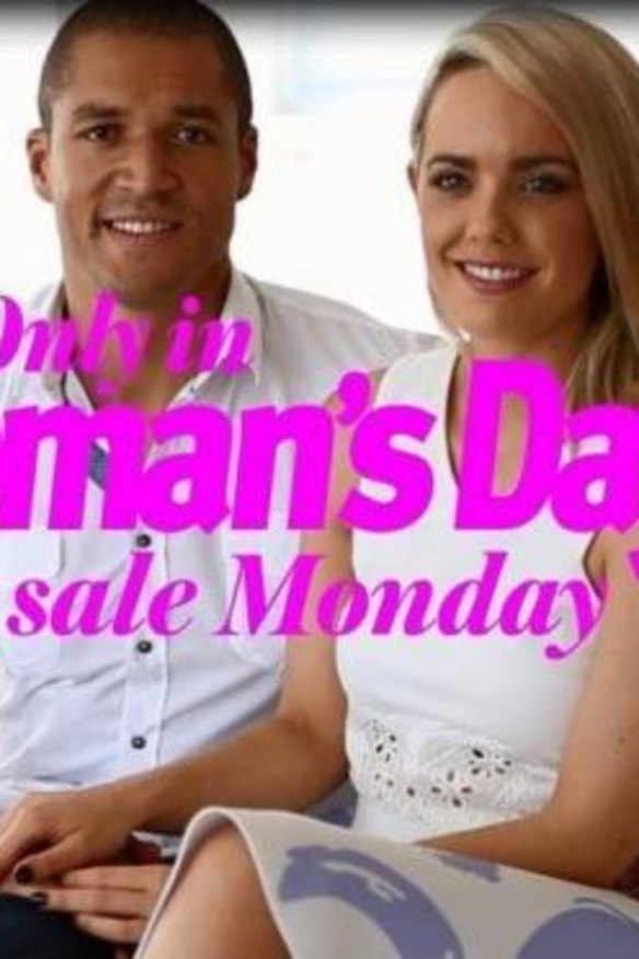 Tell-all: Blake Garvey and Louise Pillidge on the cover of <i>Woman's Day</i>.