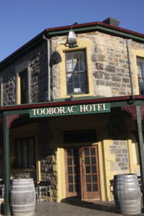 The 150-year old Tooborac Hotel and Brewery.