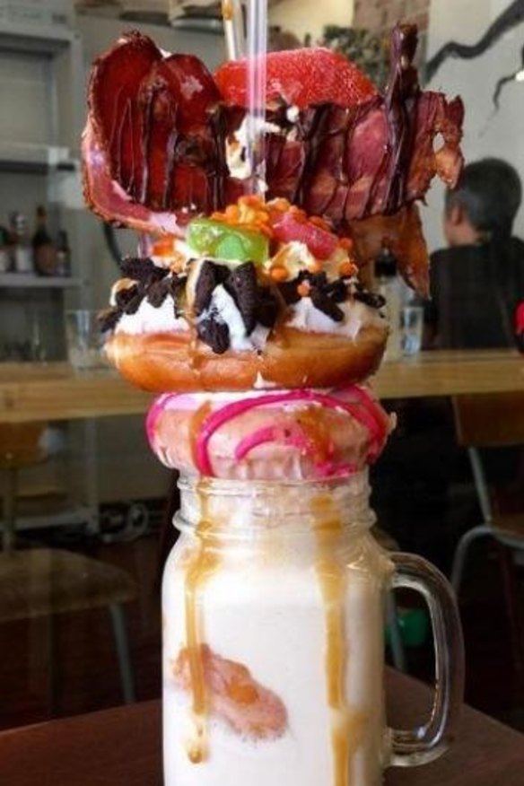 Freakshake sold at Babooshka Bar in Perth.