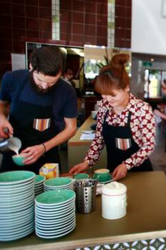 The Resident's Clare Hu (with barista Alister Frew) are bringing good coffee to Ashburton.