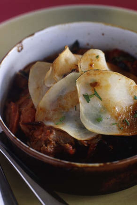 Moroccan lamb casserole