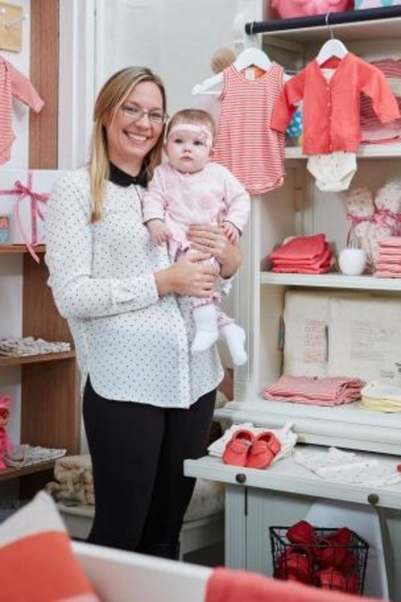 Natural selection: Jayne Cornwill with daughter Emmerson. 