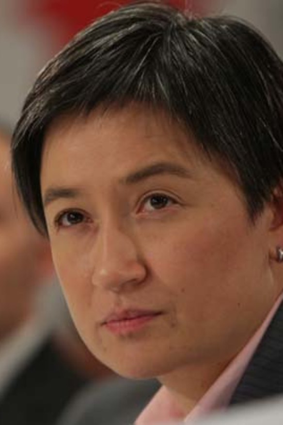 Conceded that Tony Abbott's ruling ensured that the gay marriage bills would be defeated ... Senator Penny Wong.