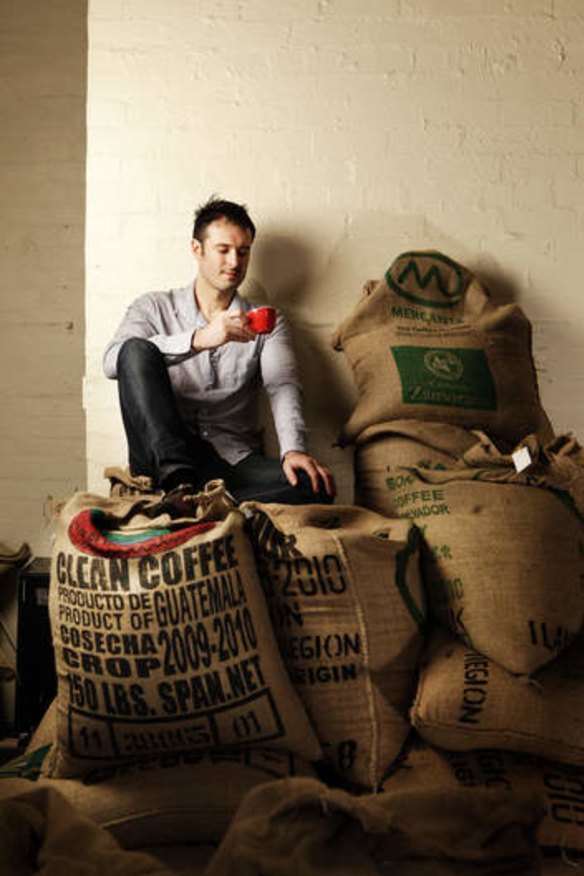 Andrew Kelly of North Melbourne's the Auction Rooms will take part in the urban coffee farm.