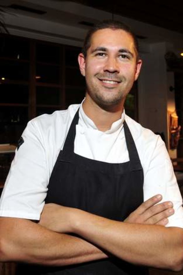 Sous chef Jerome Felix at the Cupping Room, Civic.