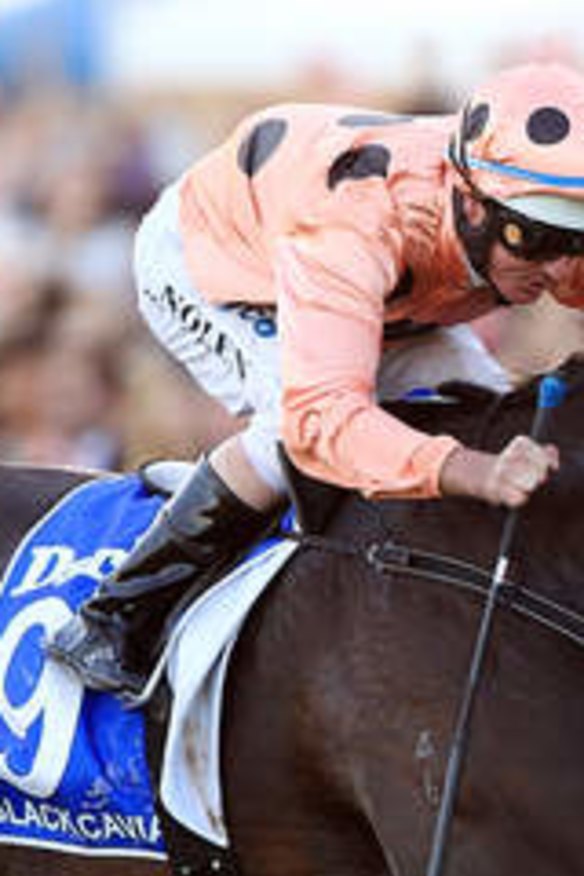 The Winning Post is now known as Black Caviar, after the champion mare.