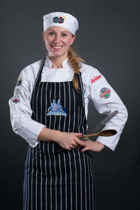 Ashlee Carter from Voyager Estate in Margaret River, has won first place in the Fonterra Proud to be a Chef competition.