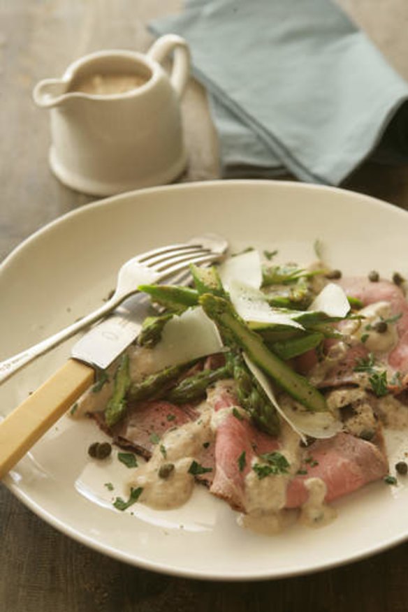 Rare beef tonnato