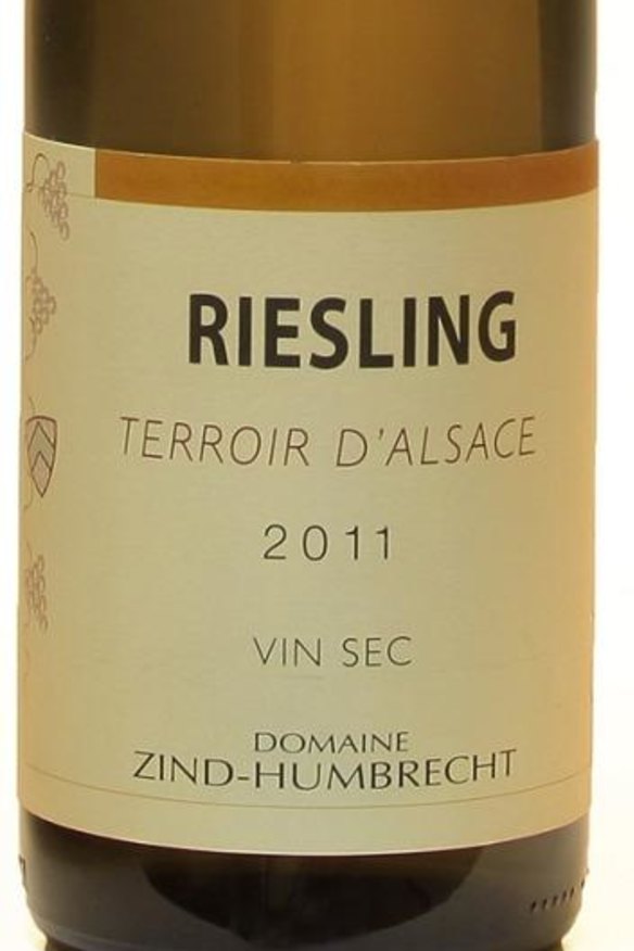 Zind-Humbrecht Terroirs d'Alsace Riesling 2011. 