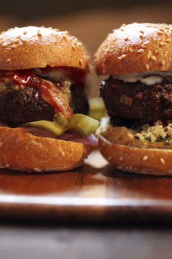 Go-to dish ... lamb kofta and crab and prawn sliders.