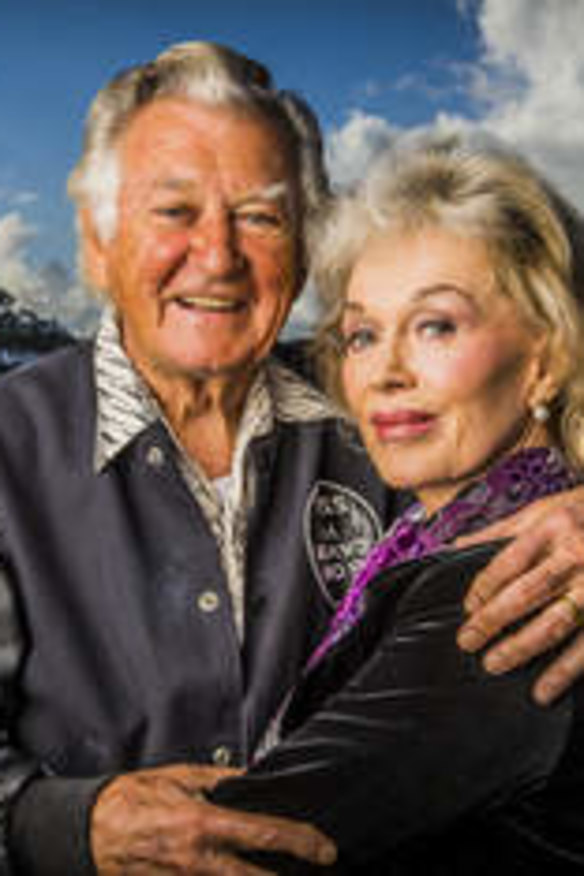 “We have some kind of energetic connection’’ … Bob Hawke and Blanche d’Alpuget at their Sydney home.