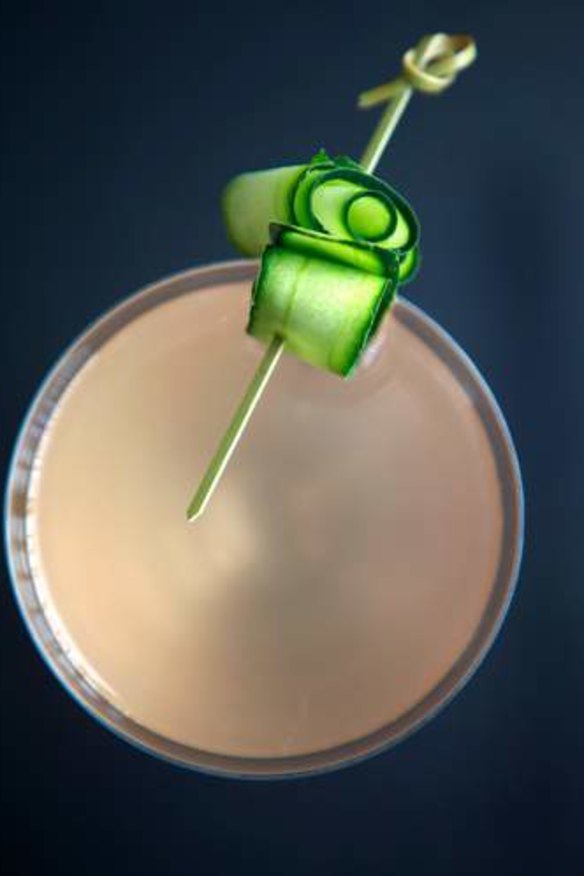 Summer salute: Cucumber cocktail.