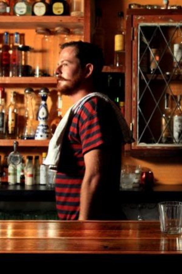 Bartender Chris Woodger at Casa de Loco.