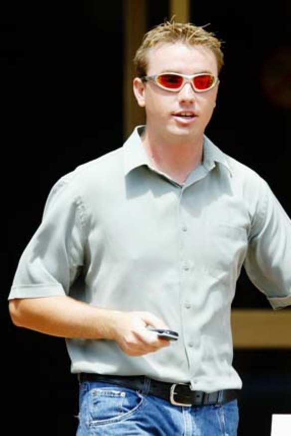 James Ashby leaves court.