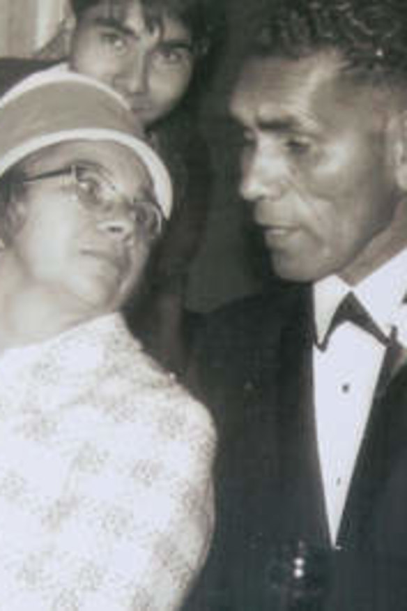 Back in time … Mundine’s parents, Dolly and Roy, in 1969.