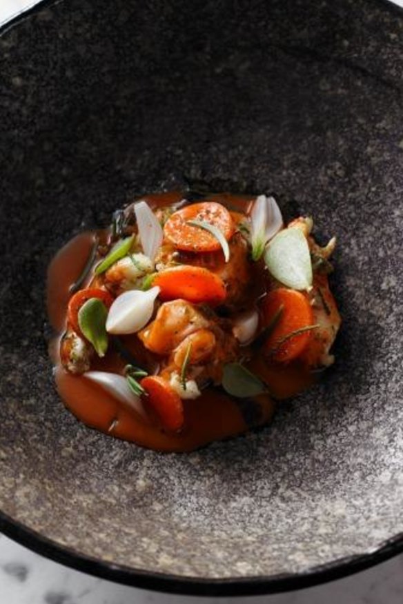 A vegetarian dish from Brae.