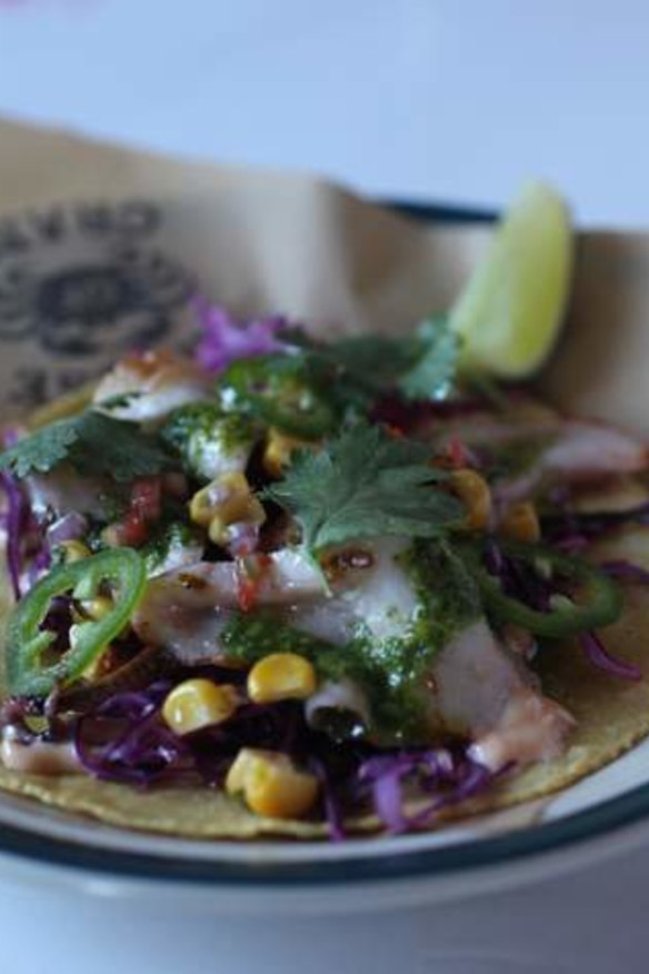 Go-to dish: Octopus taco.