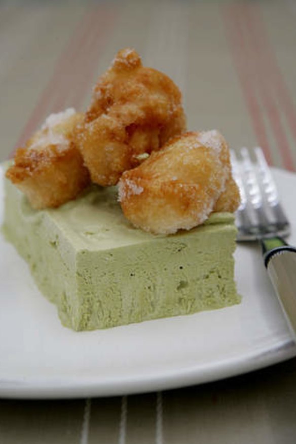 Green tea parfait.