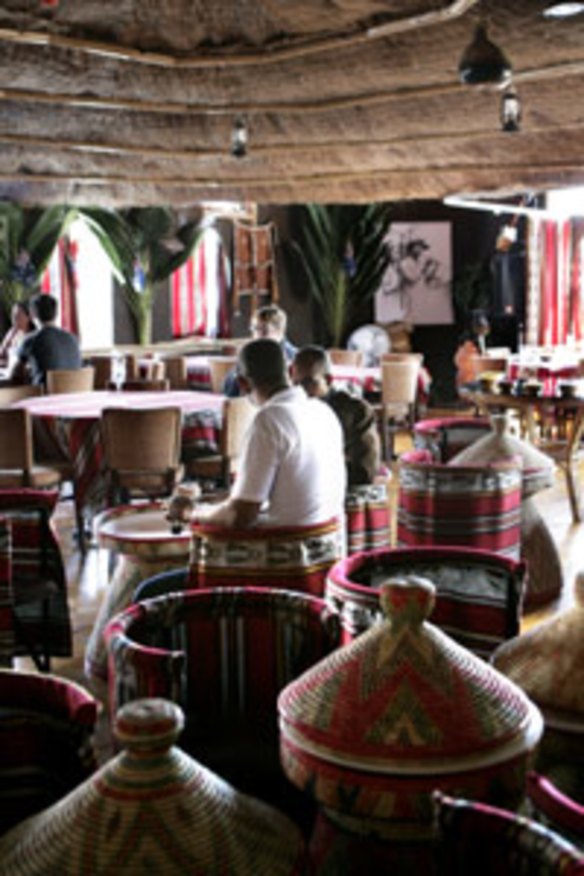 <em>Harambe Ethiopian Restaurant.</em>