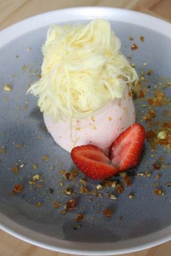 'Grecian delight' panna cotta.