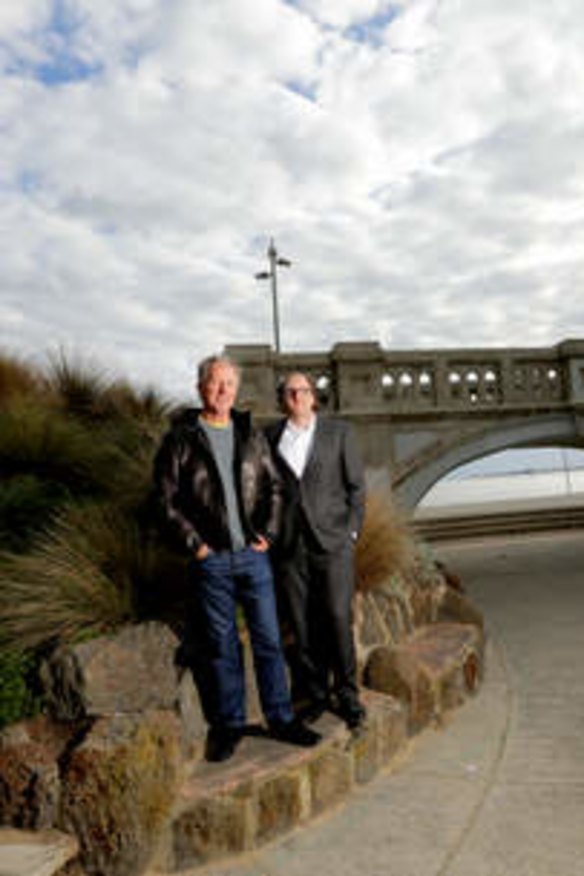 Stokehouse owner Frank van Haandel and architect Robert Simeoni.