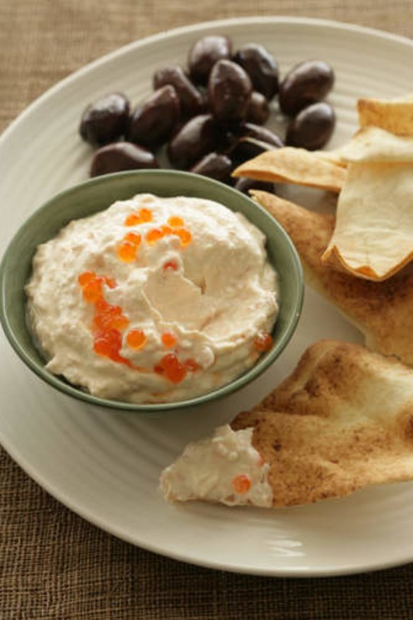 Smoked salmon taramasalata.