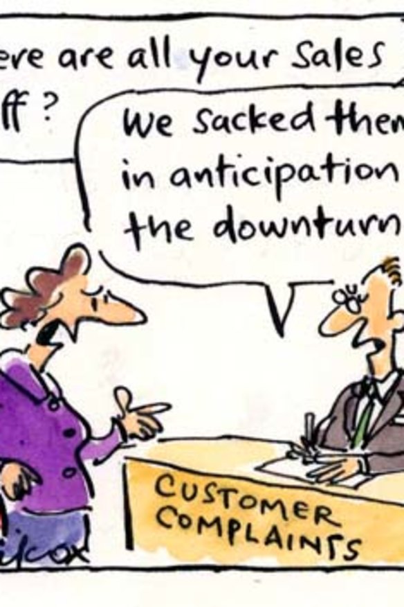 Grumpy customers enraged by bad service