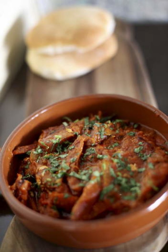 The chorizo shakshuka at Enmore's Shenkin Kitchen.