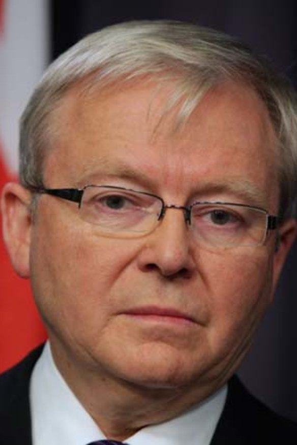 "I play my own part and will continue to do so" ... Kevin Rudd.