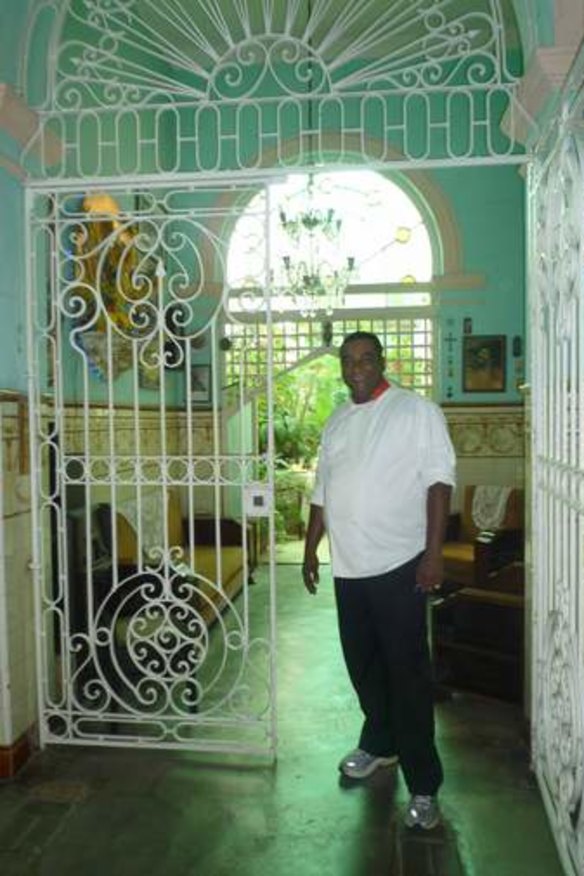Carlos Cristobal Marquez, owner and chef of the Paladar San Cristobal.