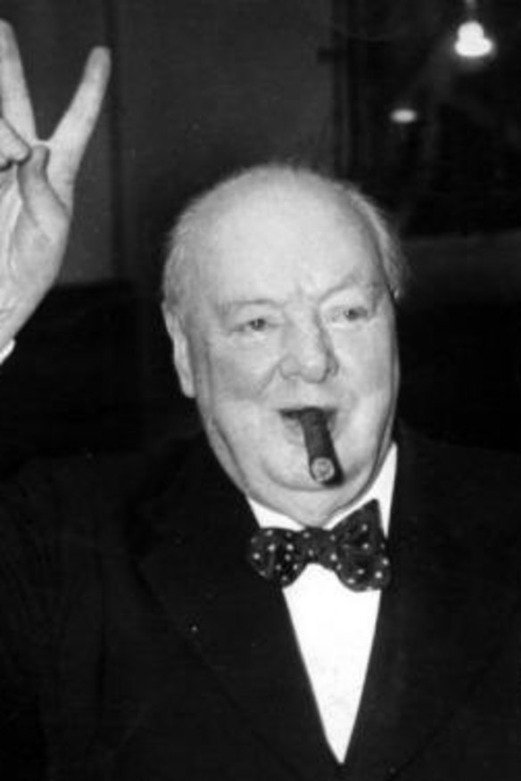Winston Churchill.