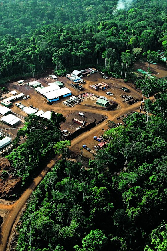 Mbalam Camp, iron ore deposit in the Congo. 