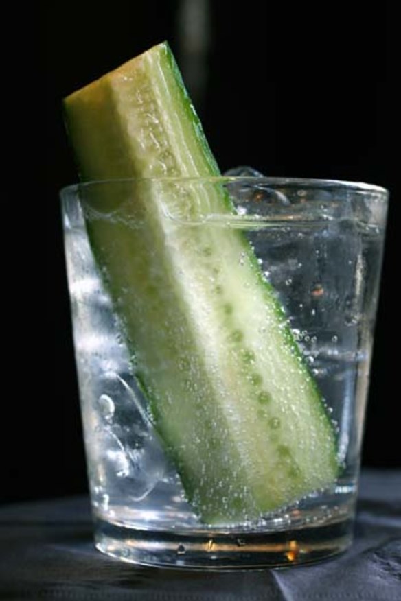 Modern twist: New-wave G&amp;T with cucumber.