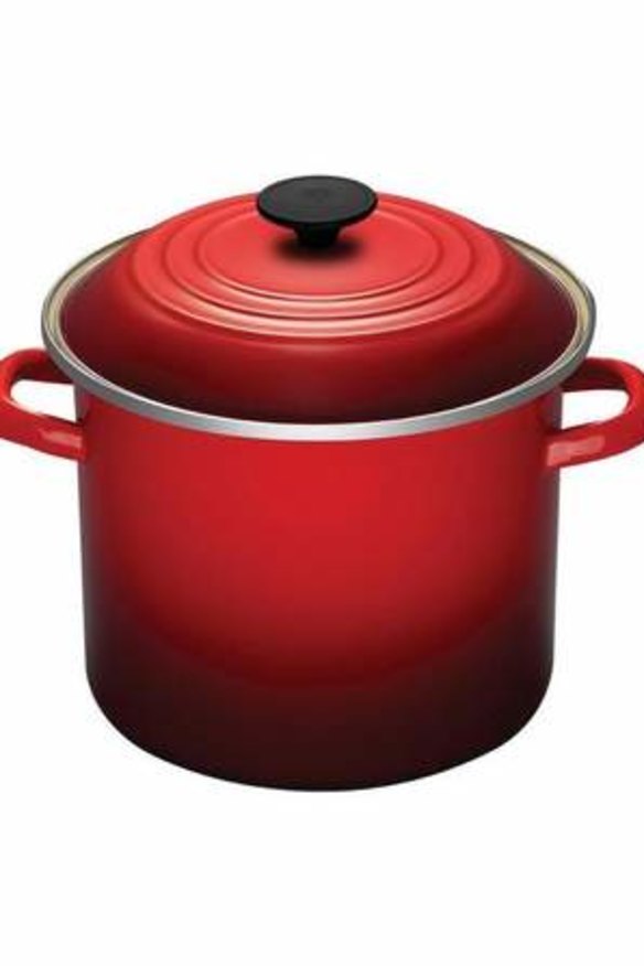 Wise investment ... a Le Creuset stockpot is expensive but long-lasting.